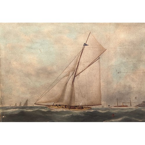 827 - A Collection of Nautical Themed Paintings and Engraving