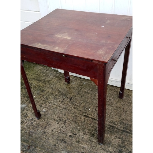 938 - Antique Side Table 74cm x 68cm x 64cm