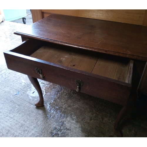 947 - Antique Georgian Low Boy Side Table 66cm x 76cm x46cm