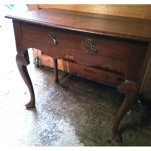 947 - Antique Georgian Low Boy Side Table 66cm x 76cm x46cm