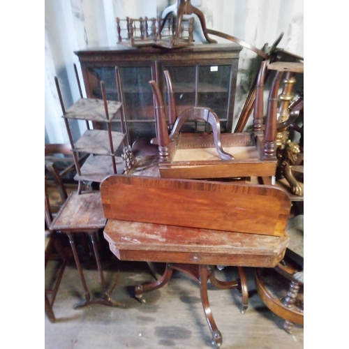 1301 - A Large Selection of Various Furniture Pieces and assorted items