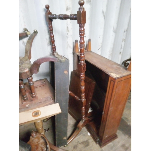 1301 - A Large Selection of Various Furniture Pieces and assorted items