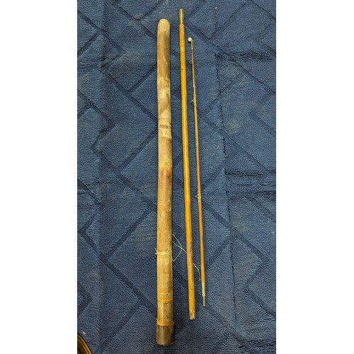 456 - A Part Bamboo Fishing Rod Set