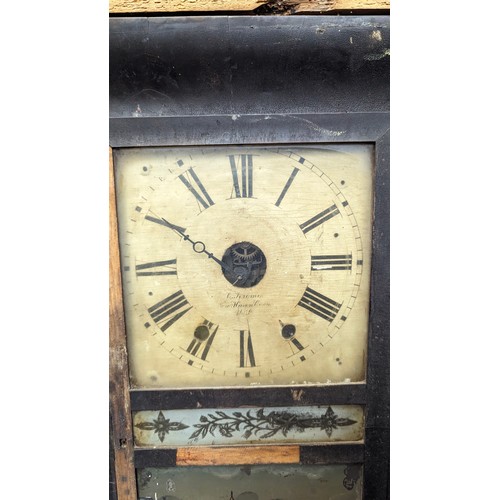 745B - A View of Edinburgh Kipperbox Clock - C. Jerome. For restoration