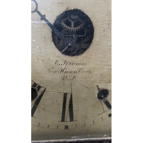 745B - A View of Edinburgh Kipperbox Clock - C. Jerome. For restoration