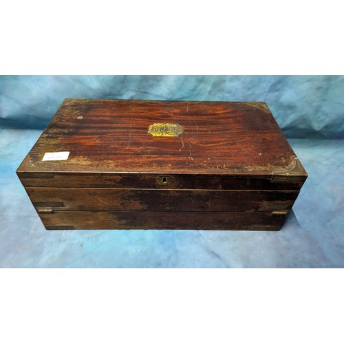 775 - An Antique Writing Slope/ Box