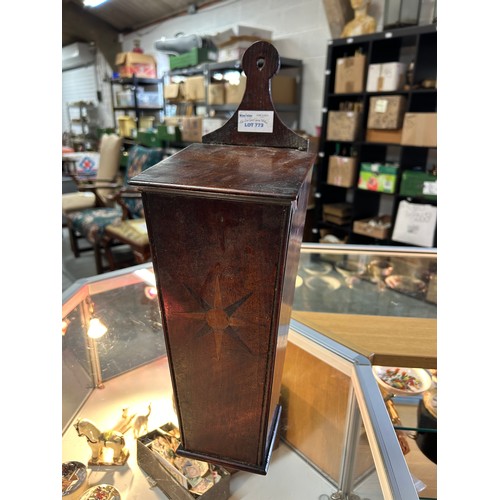 773 - Antique Candle Box