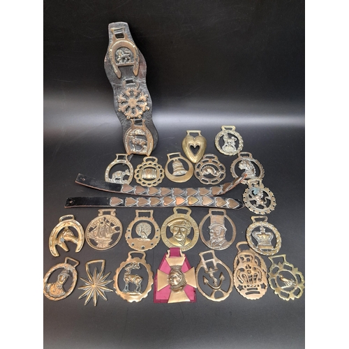 655 - A Large Selection of Horse Brasses.