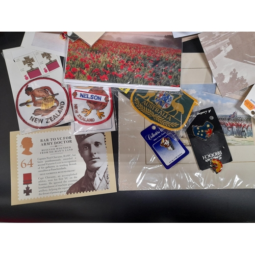 518 - A Large Collection of Coins, Stamps, Banknotes and Oddments including postcards and photographs of a... 