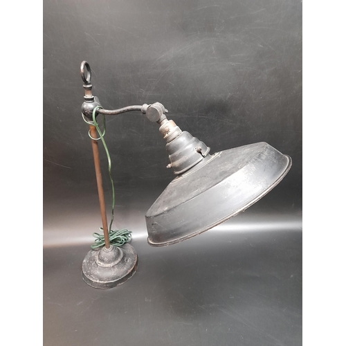 198 - An Antique Industrial Anglepoise Lamp.