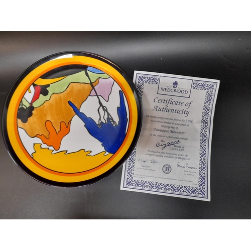 205 - A Quantity of Clarice Cliff Collectors Plates with Certificates.