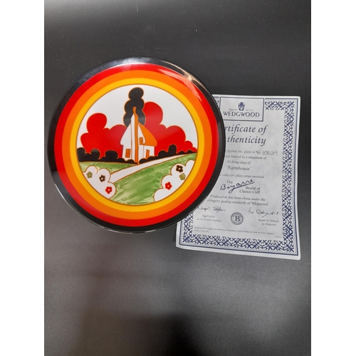 205 - A Quantity of Clarice Cliff Collectors Plates with Certificates.