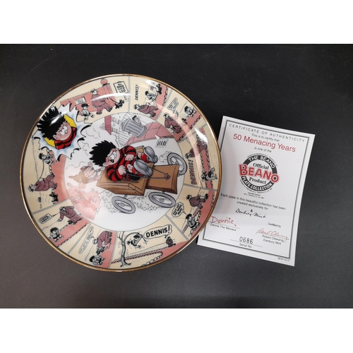 206 - A Collection of Dennis the Menace Collectors Plates.