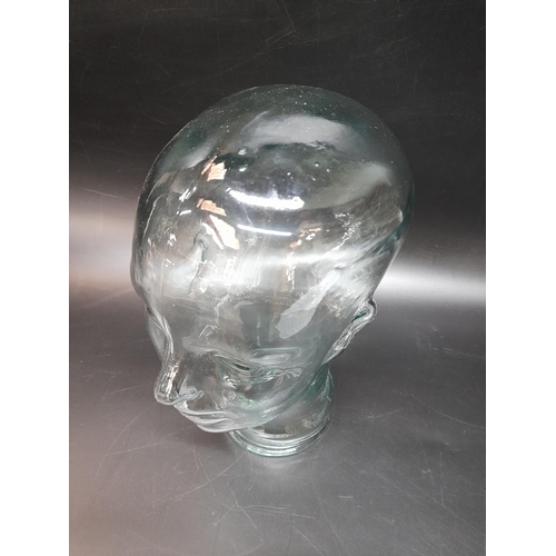 207 - A Life Size Glass Head.