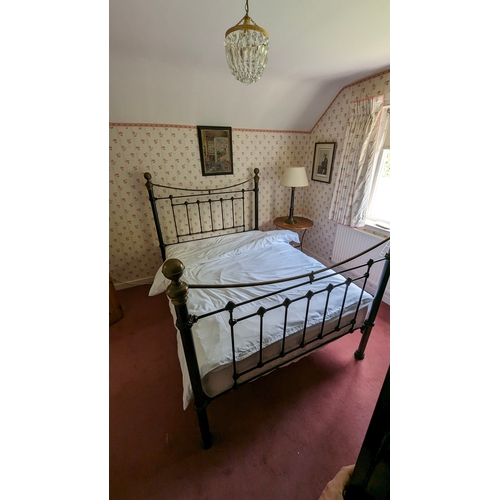 181 - A Brass Bed and Mattress