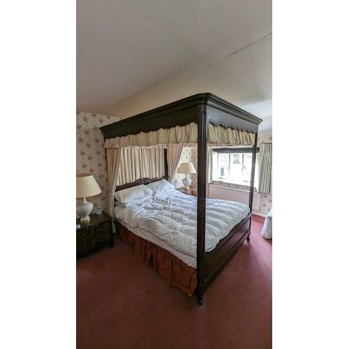 180 - A Four Poster Bed and Mattress