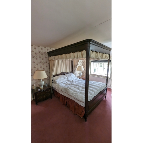 180 - A Four Poster Bed and Mattress