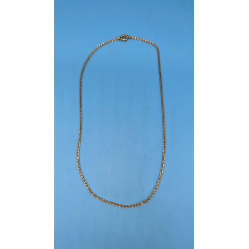 401 - A 9ct Gold Necklace, 13.4gms.