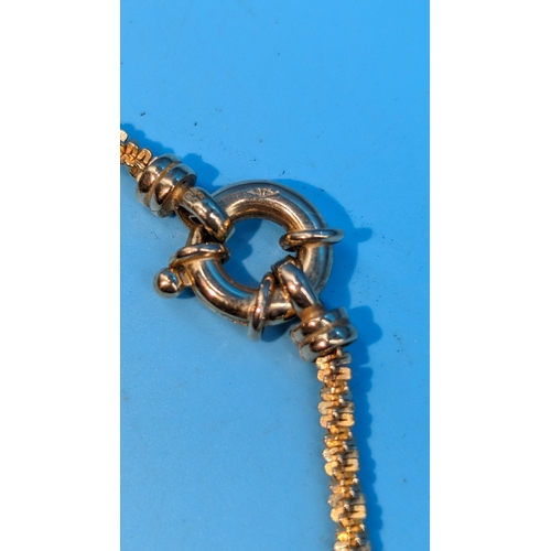 401 - A 9ct Gold Necklace, 13.4gms.