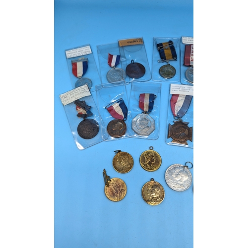 591 - A Large Collection of Coronation and other Medals, Edward VIII, George VI, George V.