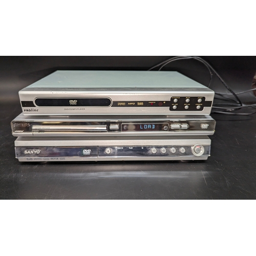 833 - 3 x DVD Players