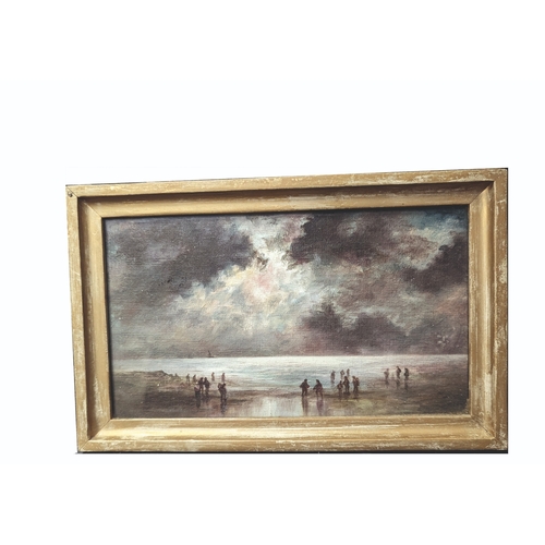 769 - 'Crackington Haven' - Original circa 1886 Miniature painting by Mary Jewell. 26 x 17cm in frame