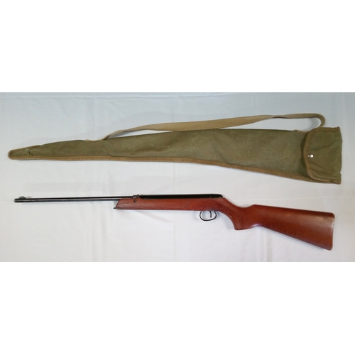 1182 - BSA Merlin Underlever air rifle with Case