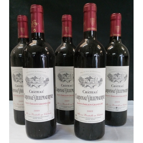 306 - 5 Bottles of 2009 Villemaurine - Saint Emilion Grand Cru