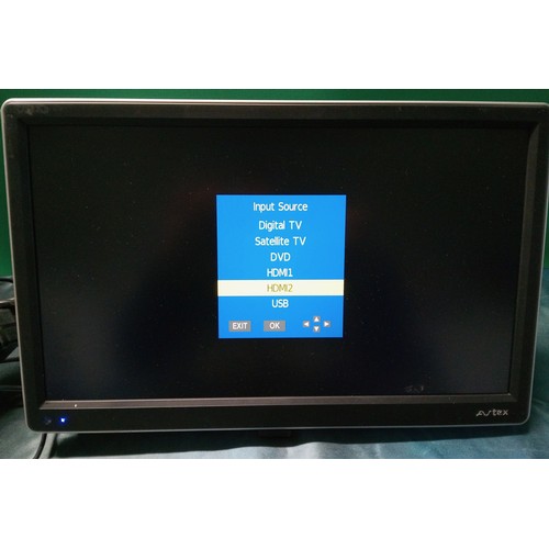 827 - Autex 16 Inch LED TV -wall mounted with with remote and power cable (no stand) Model Number L68DRS