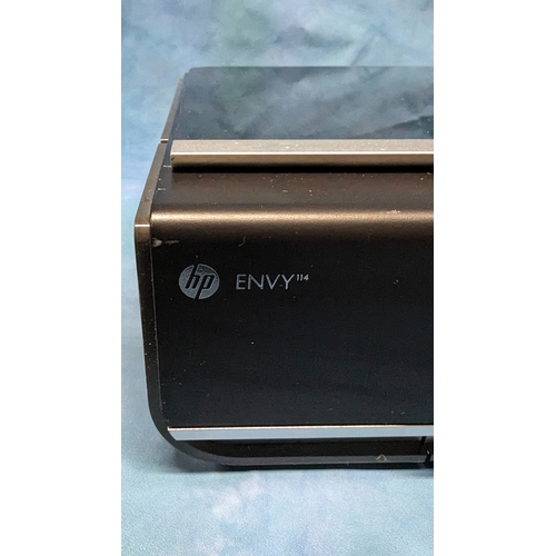 816 - An HP Envy 114 wireless Thermal printer, scanner, fax with touchscreen. (requires ink)