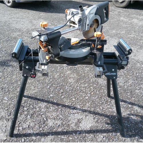 1600B - Evolution Rage 3 folding mitre saw and stand