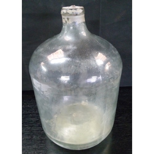 486 - An Antique Five Gallon Casa Glass Water Bottle. 47cm H x 33cm x 33cm.