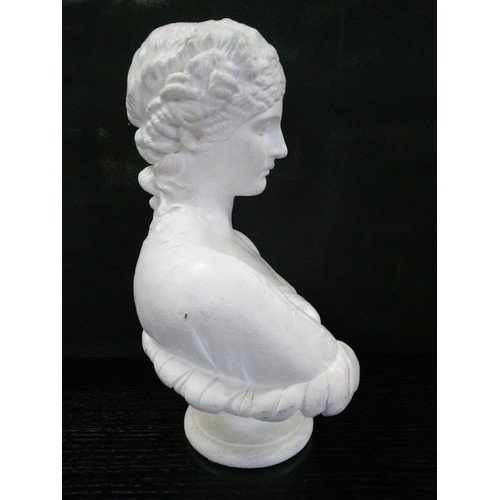 495 - A Bust of Clytie. 35cm H x 27cm x 16cm.