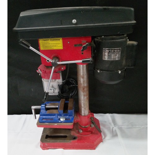 1598 - Clarke Metalworker Pillar Drill with clamp