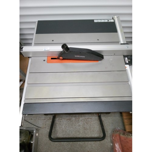 1600A - Evolution Rage 5-5 Folding Table saw on wheels