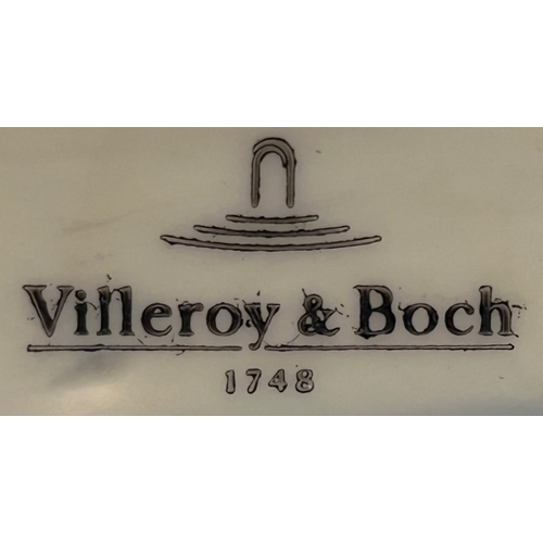 533 - Villeroy and Boch Black and white cow creamers