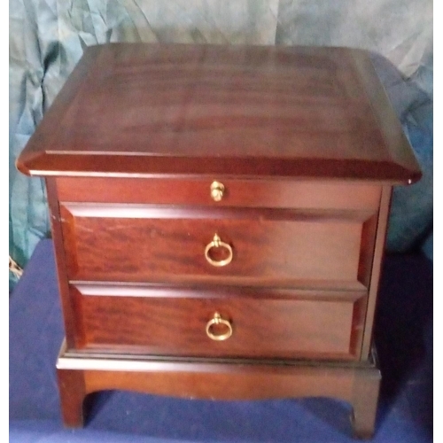 1107B - Stag 2 drawer bedside cabinet