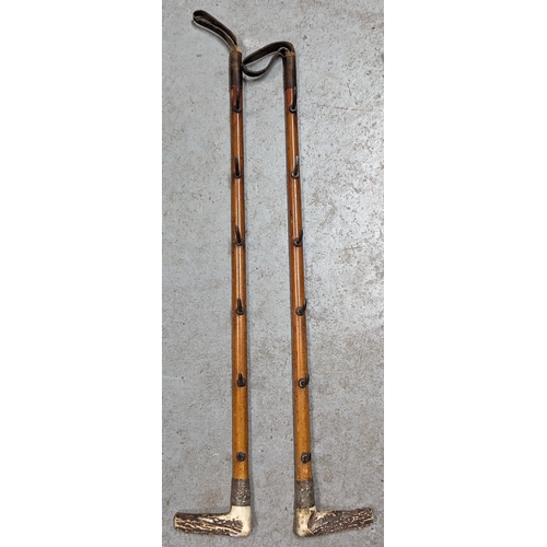 333 - A Pair of Riding Crop Wall Hooks