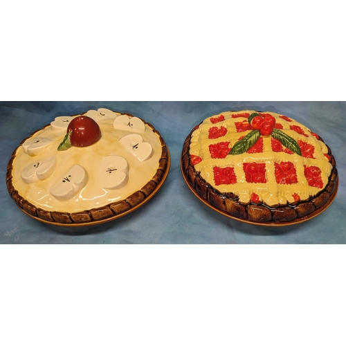 598 - Apple and Cherry Pie Covered Dishes