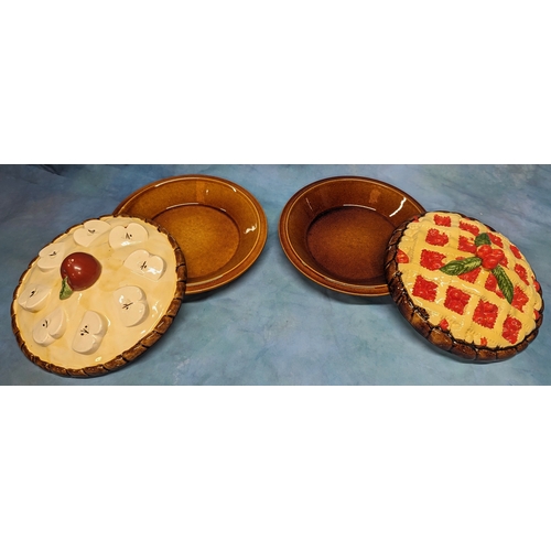 598 - Apple and Cherry Pie Covered Dishes