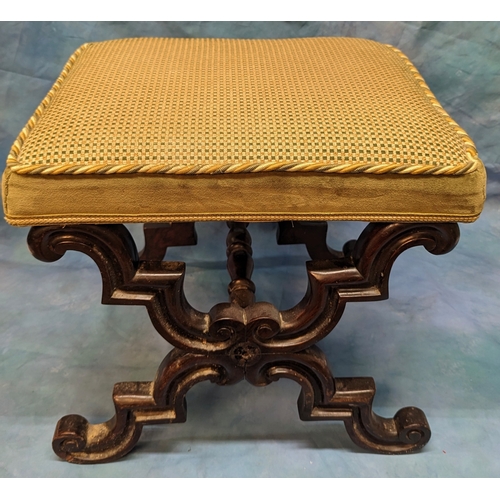 607 - An upholstered stool