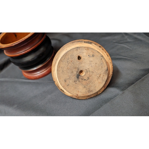 238 - Antique Treen 19th Century Tobacco Jar approx. 20cm Tall