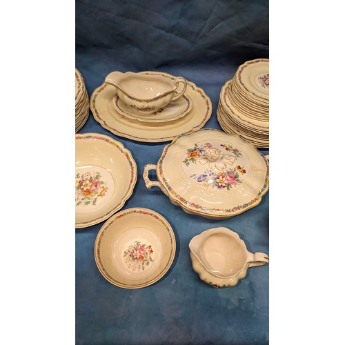 248 - A Large Quantity of Johnson Bros Old Staffordshire Dinner and Tea Service