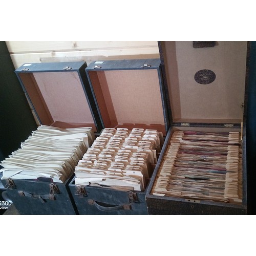 898B - 3 x Large Cases of Gramophone Records