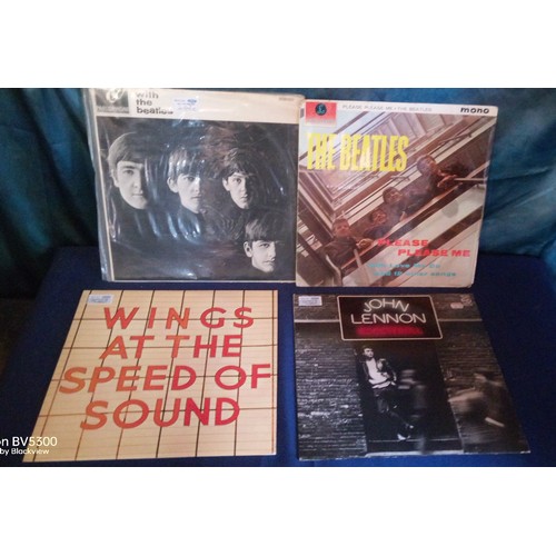 899C - John Lennon Rock and Roll, Beatles Please Please me and Wings at the Speed of Sound