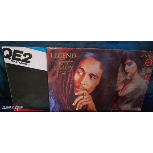 899D - Bob Marley Legend, Enya, ELO , War of the Worlds and Bob Dylan LP's