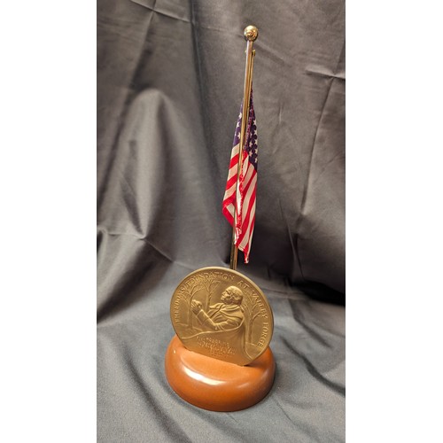 287 - Freedoms Foundation at Valley Forge Award Medallion Honoring Ford Motor Company and Federal Bureau o... 