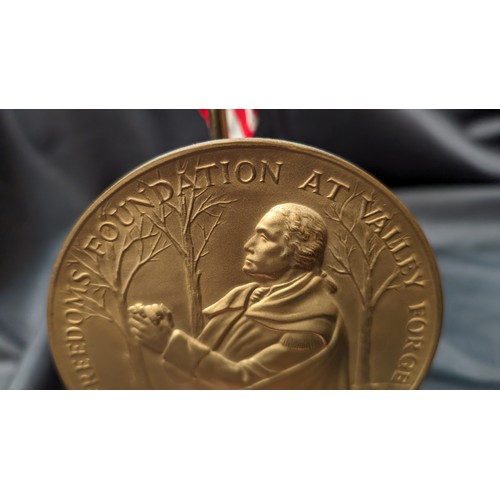 287 - Freedoms Foundation at Valley Forge Award Medallion Honoring Ford Motor Company and Federal Bureau o... 