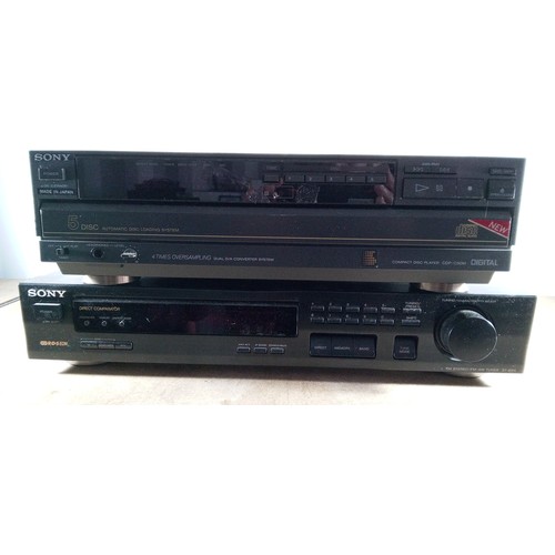 906A - Sony CD Player Model: CDP-C50M & Sony Tuner STS311