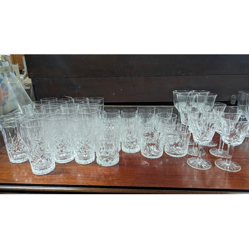 614 - A Qty of Cut Glassware